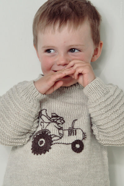 The Knitting Stories Tractor Finn Pattern Pattern
